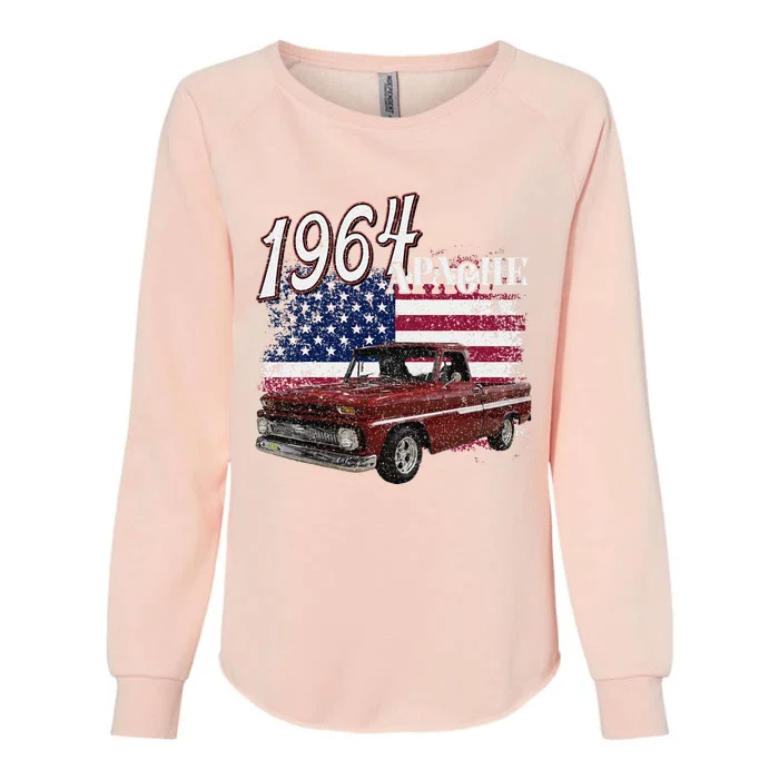 1964 64 Apache Stepside Womens California Wash Sweatshirt