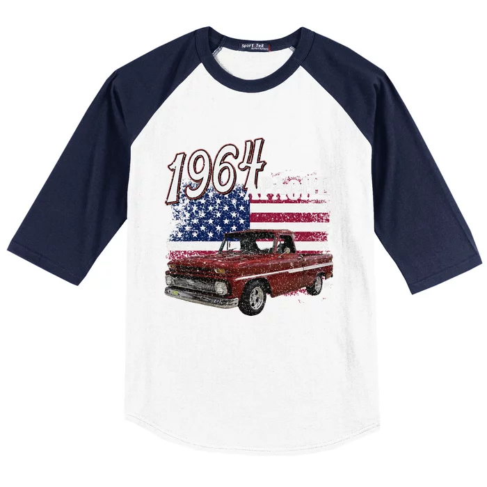 1964 64 Apache Stepside Baseball Sleeve Shirt