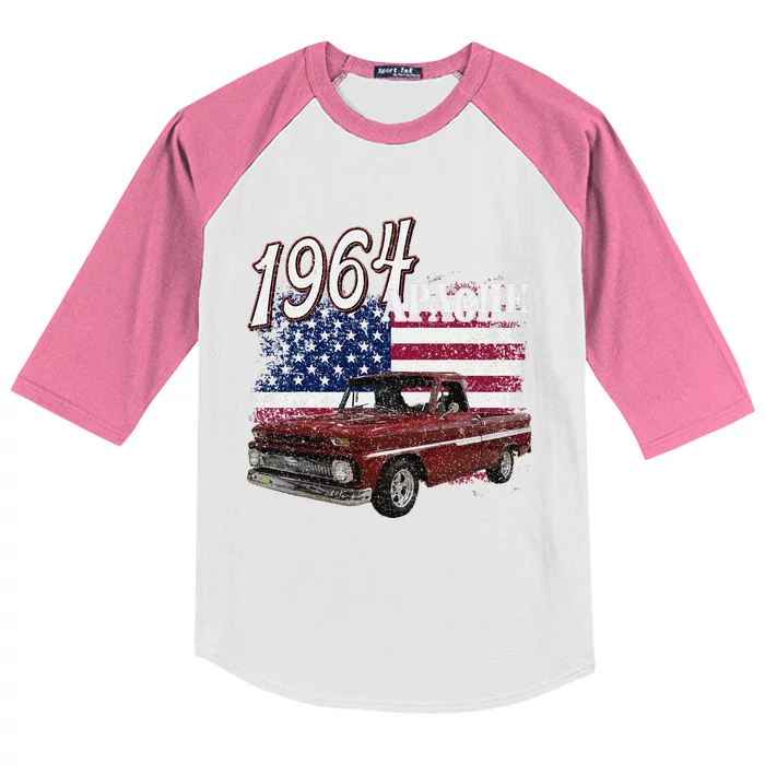 1964 64 Apache Stepside Kids Colorblock Raglan Jersey