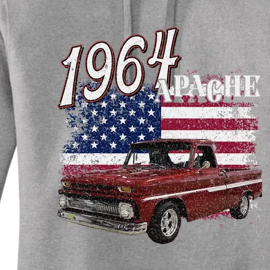 1964 64 Apache Stepside Women's Pullover Hoodie