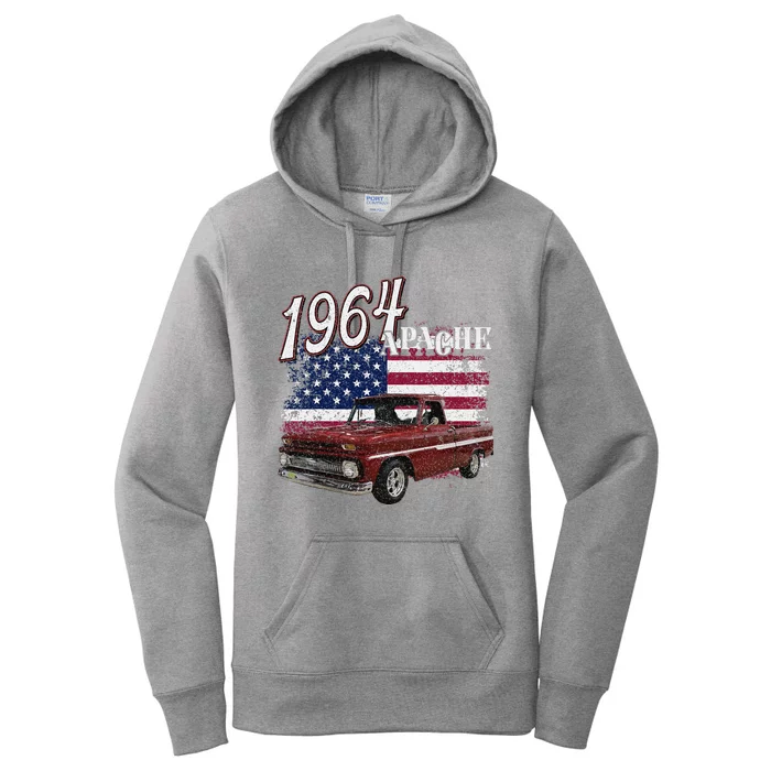 1964 64 Apache Stepside Women's Pullover Hoodie