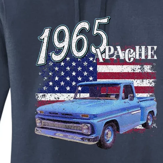 1965 65 Apache Stepside Women's Pullover Hoodie