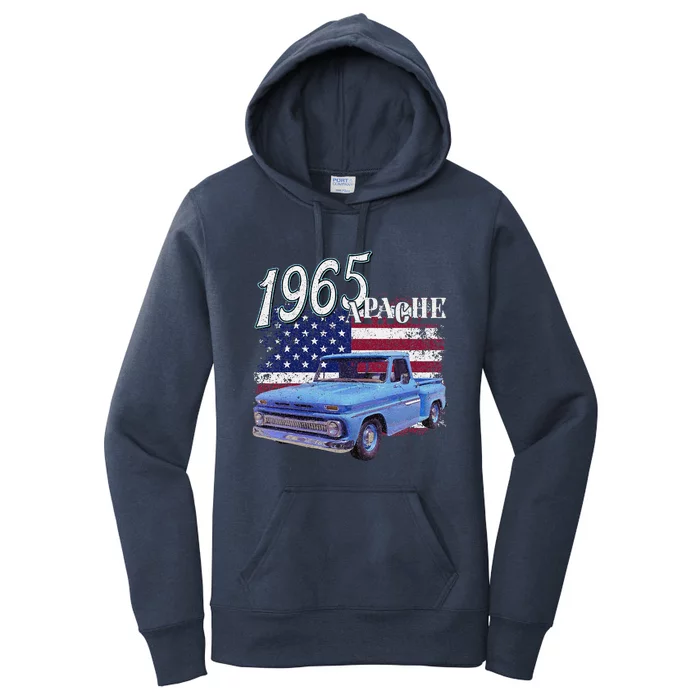 1965 65 Apache Stepside Women's Pullover Hoodie