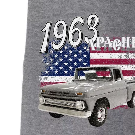 1963 63 Apache Stepside Doggie 3-End Fleece Hoodie