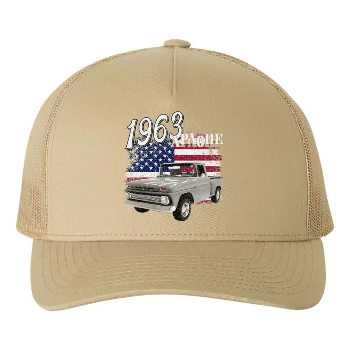 1963 63 Apache Stepside Yupoong Adult 5-Panel Trucker Hat