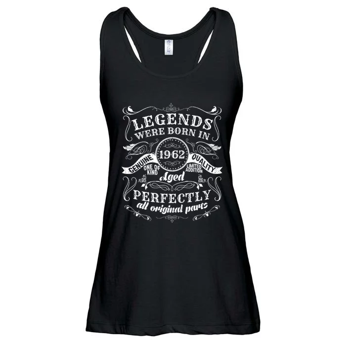 1962 62nd Birthday Gift Turning 62 Years Old Ladies Essential Flowy Tank