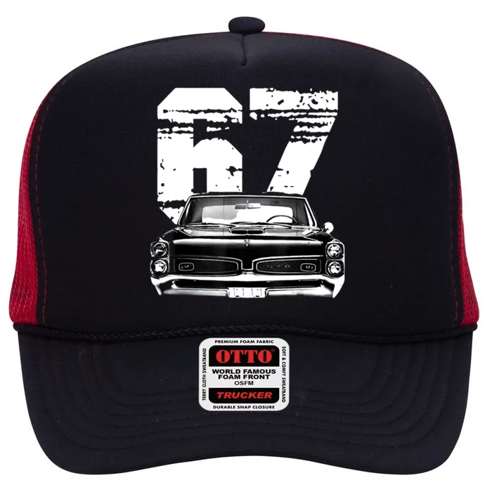 1967 67 Gto Classic Car Old School Muscle Car High Crown Mesh Trucker Hat