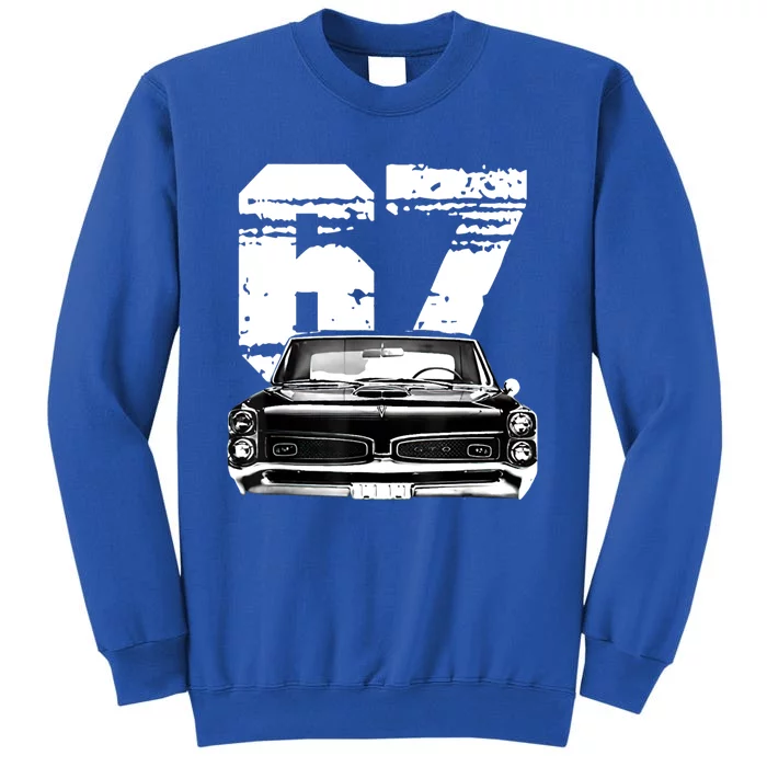 1967 67 Gto Classic Car Old School Muscle Car Tall Sweatshirt