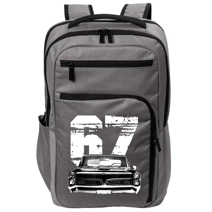 1967 67 Gto Classic Car Old School Muscle Car Impact Tech Backpack