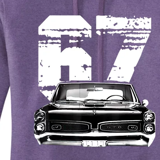 1967 67 Gto Classic Car Old School Muscle Car Women's Pullover Hoodie