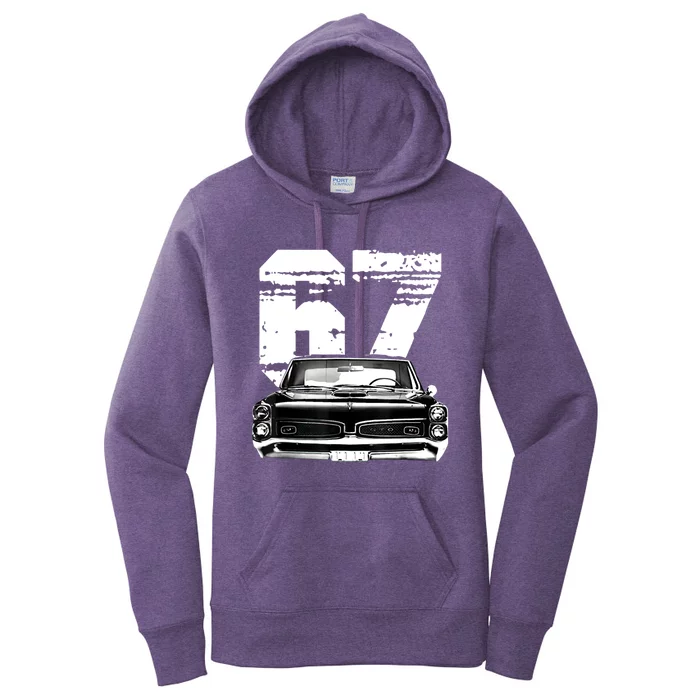 1967 67 Gto Classic Car Old School Muscle Car Women's Pullover Hoodie