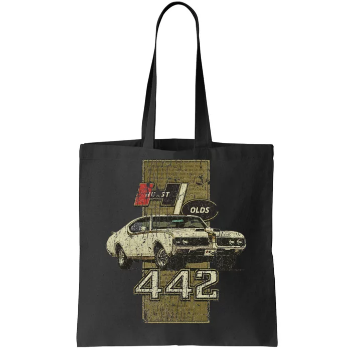 1969 69 Olds 442 Muscle Car Tote Bag