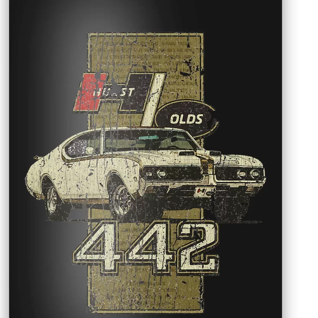 1969 69 Olds 442 Muscle Car Poster