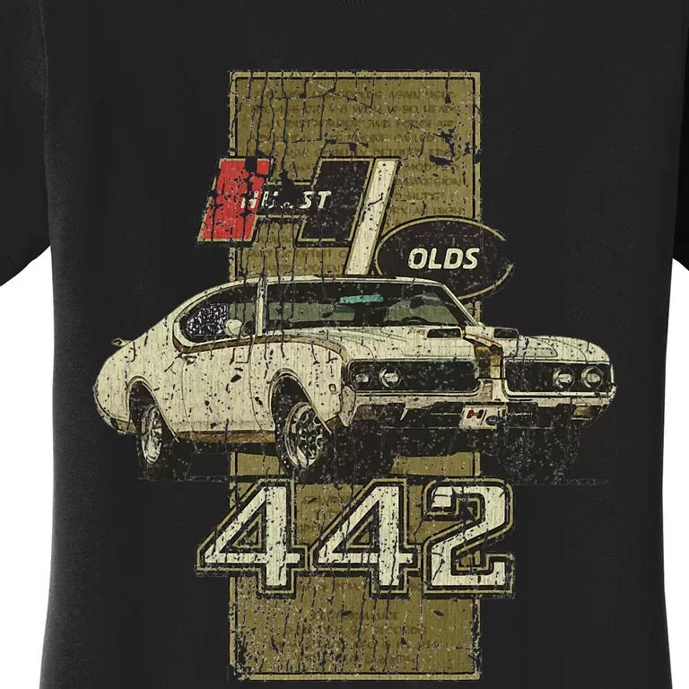 1969 69 Olds 442 Muscle Car Women's T-Shirt