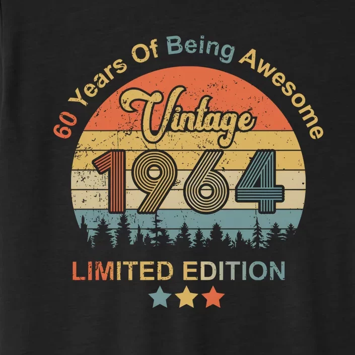 1964 60 Years Of Being Awesome 1964 Birthday ChromaSoft Performance T-Shirt