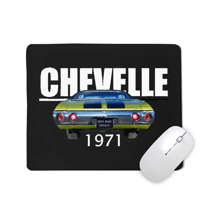 1971 71 Chevelle Malibu Ss Trending Muscle Green Car Mousepad