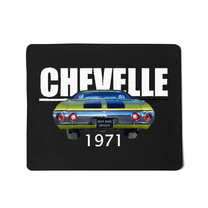 1971 71 Chevelle Malibu Ss Trending Muscle Green Car Mousepad