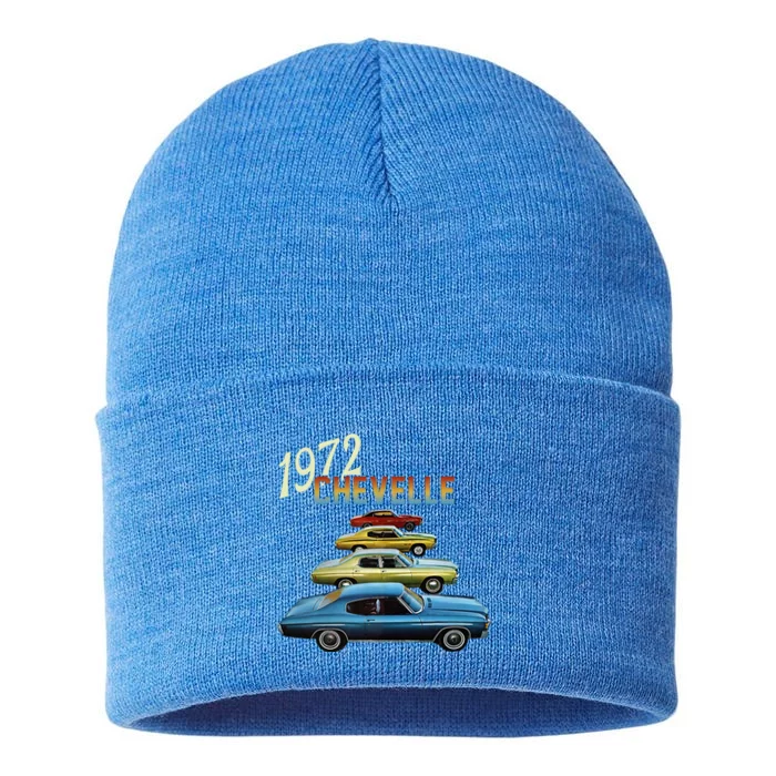 1972 72 Chevelle Sc Malibu Ss 454 Heavy Muscle Car Sustainable Knit Beanie