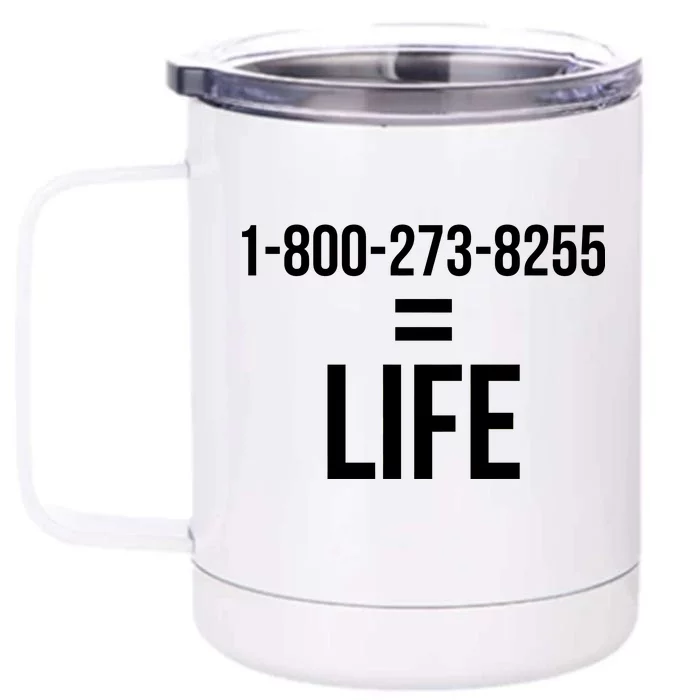 18002738255 Equals Life Front & Back 12oz Stainless Steel Tumbler Cup