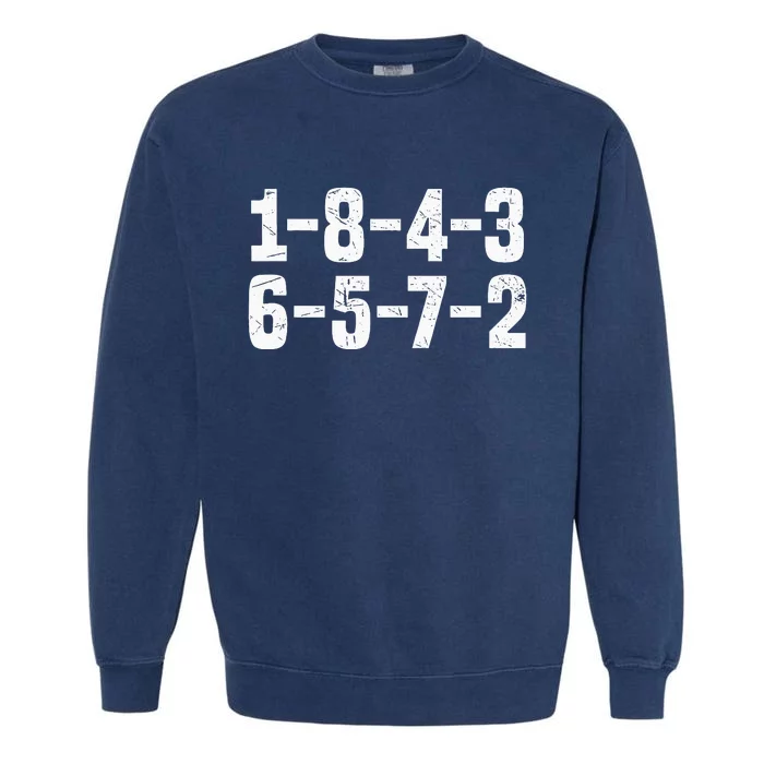 1 8 4 3 6 5 7 2 Firing Order Garment-Dyed Sweatshirt