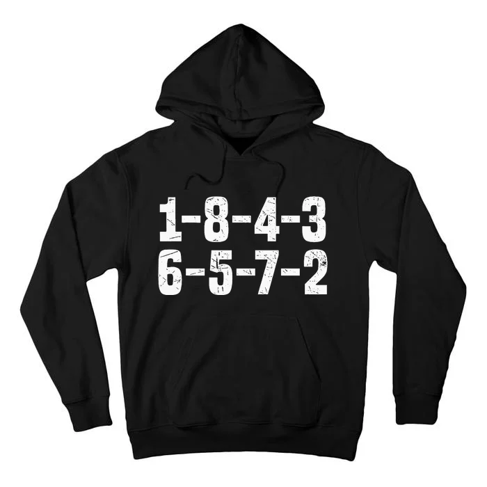 1 8 4 3 6 5 7 2 Firing Order Tall Hoodie