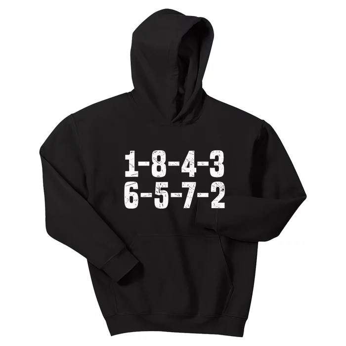 1 8 4 3 6 5 7 2 Firing Order Kids Hoodie