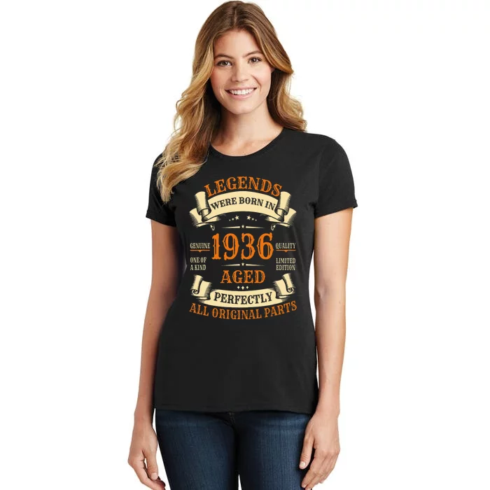 1936 88th Birthday Gift Turning 88 Years Old Women's T-Shirt