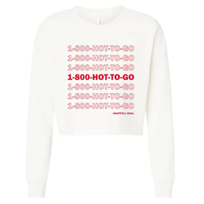 1 800 Hot To Go Chappel Roan Cropped Pullover Crew