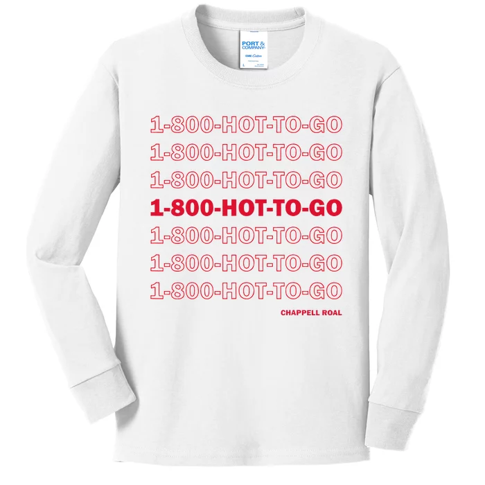 1 800 Hot To Go Chappel Roan Kids Long Sleeve Shirt