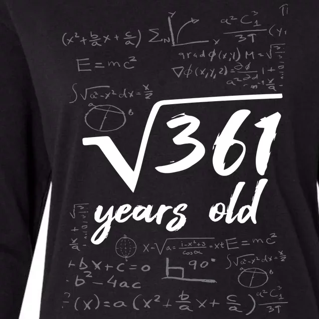 19 Year Old Birthday Math Geek Womens Cotton Relaxed Long Sleeve T-Shirt