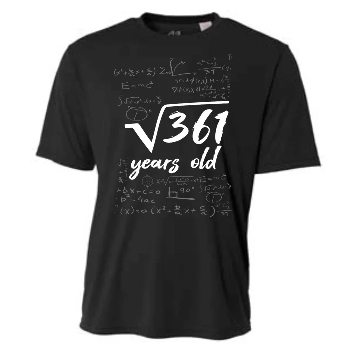 19 Year Old Birthday Math Geek Cooling Performance Crew T-Shirt