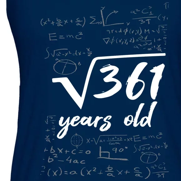 19 Year Old Birthday Math Geek Ladies Essential Flowy Tank