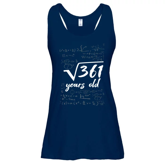 19 Year Old Birthday Math Geek Ladies Essential Flowy Tank