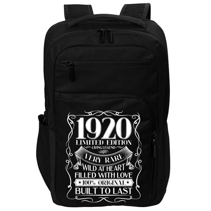 1920 Rare Limited Edition Legend 100th Birthday Impact Tech Backpack