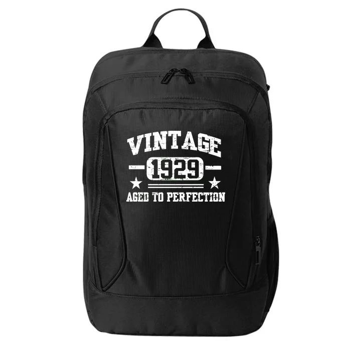 1929 Vintage Aged To Perfection Birthday Gift City Backpack