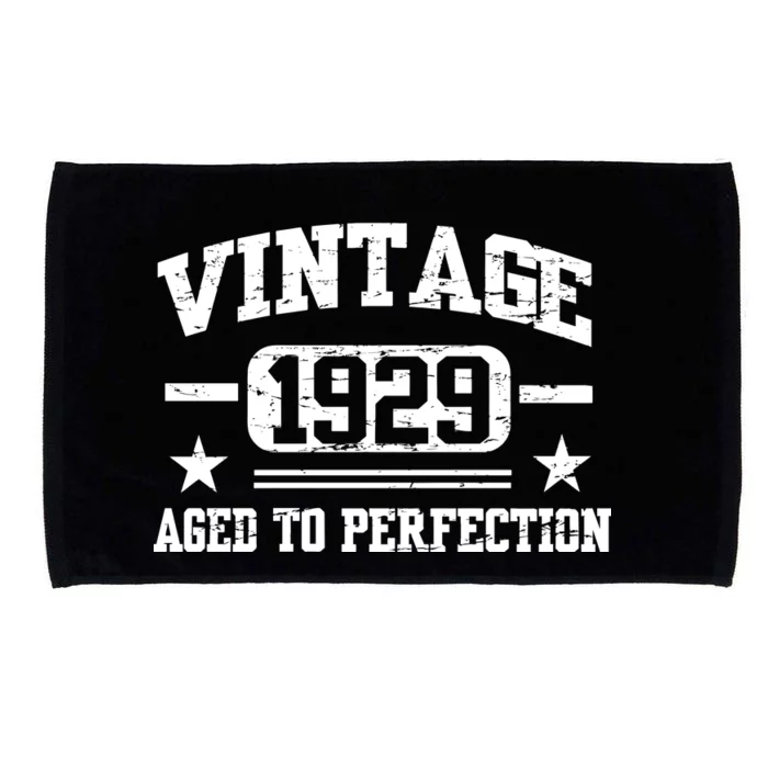 1929 Vintage Aged To Perfection Birthday Gift Microfiber Hand Towel