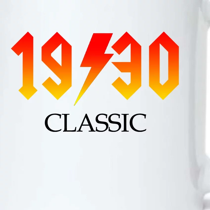 1930 Classic Rock 90th Birthday Black Color Changing Mug