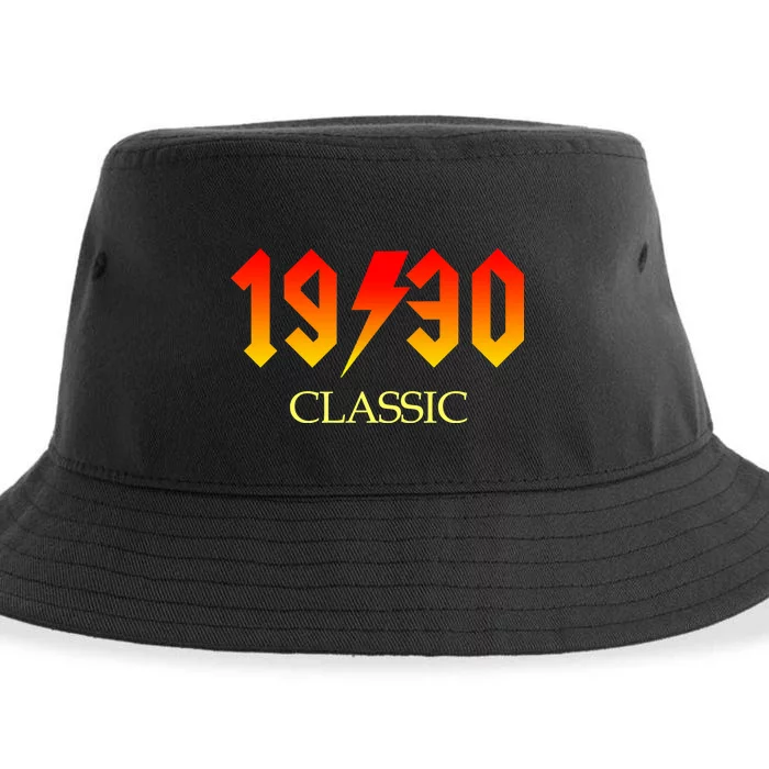 1930 Classic Rock 90th Birthday Sustainable Bucket Hat