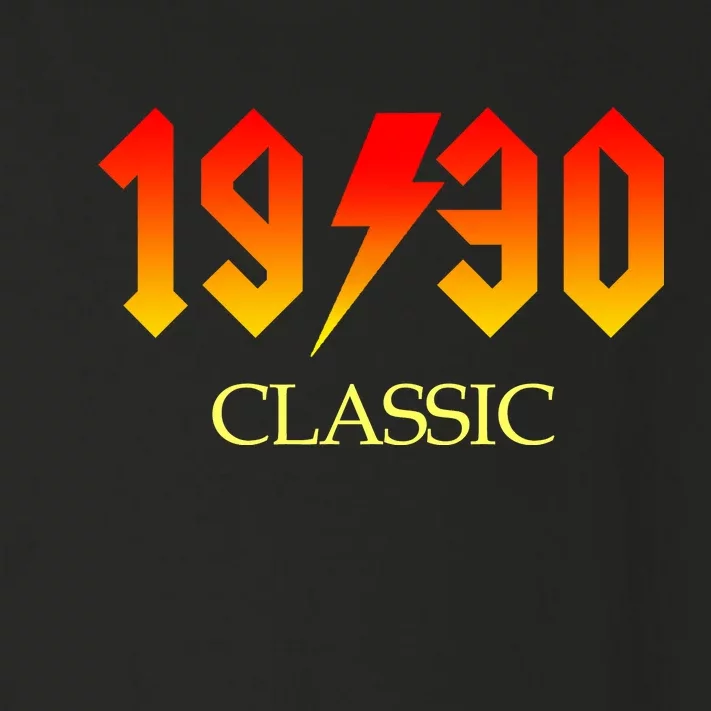 1930 Classic Rock 90th Birthday Toddler Long Sleeve Shirt