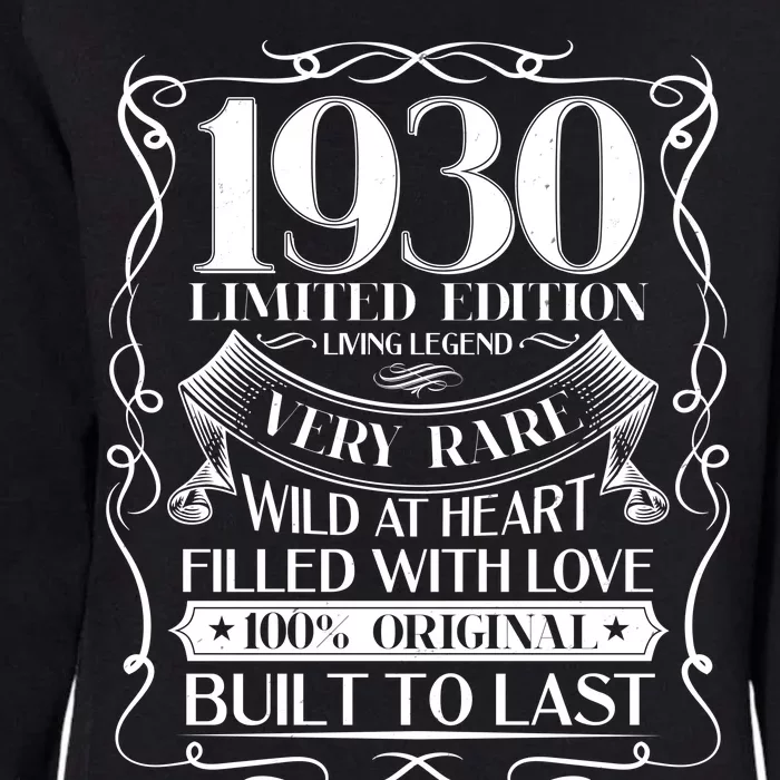 1930 Rare Limited Edition Legend 90th Birthday Womens California Wash Sweatshirt