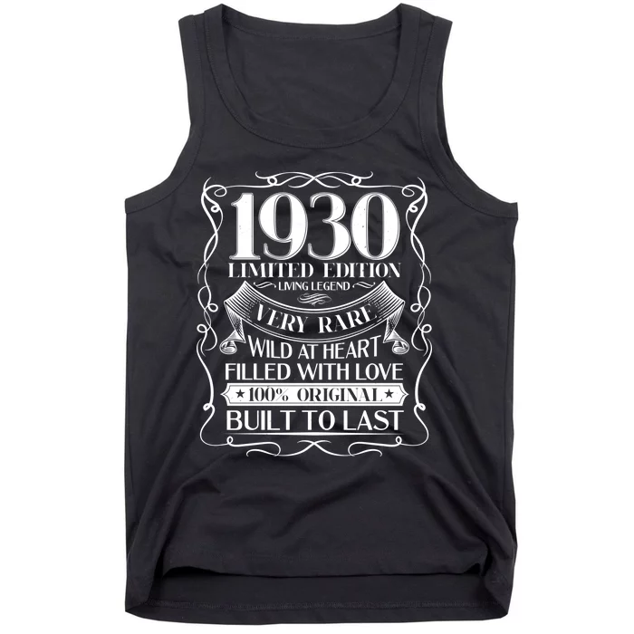 1930 Rare Limited Edition Legend 90th Birthday Tank Top