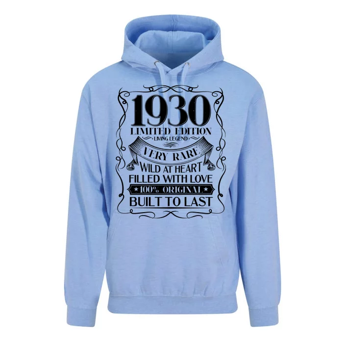 1930 Rare Limited Edition Legend 90th Birthday Unisex Surf Hoodie