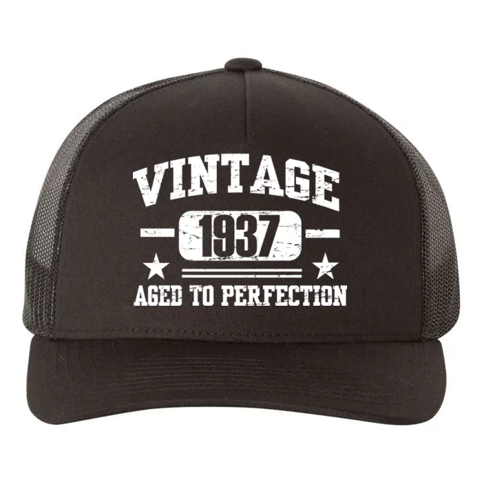 1937 Vintage Aged To Perfection Birthday Gift Yupoong Adult 5-Panel Trucker Hat