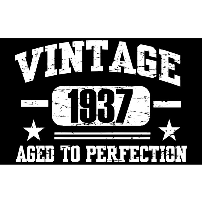 1937 Vintage Aged To Perfection Birthday Gift Bumper Sticker