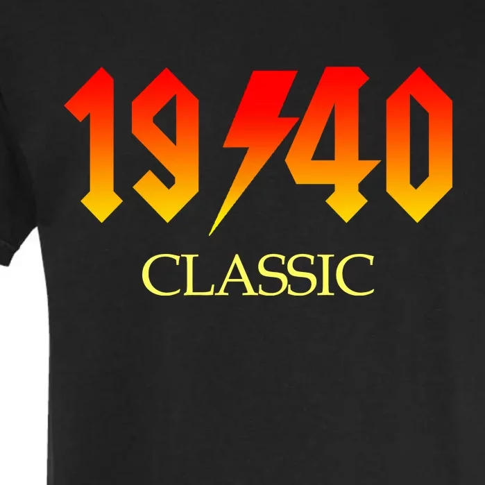 1940 Classic Rock 80th Birthday Garment-Dyed Heavyweight T-Shirt