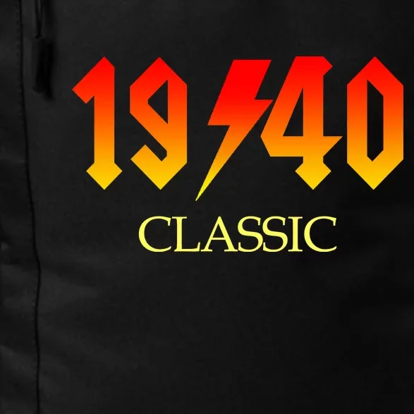 1940 Classic Rock 80th Birthday Daily Commute Backpack