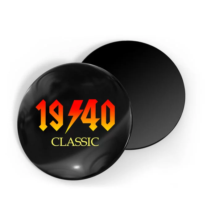 1940 Classic Rock 80th Birthday Magnet