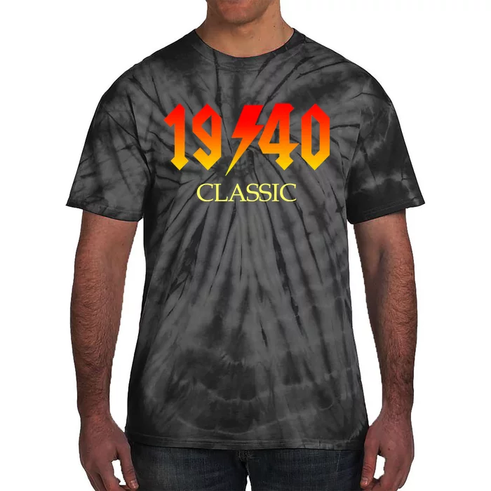 1940 Classic Rock 80th Birthday Tie-Dye T-Shirt