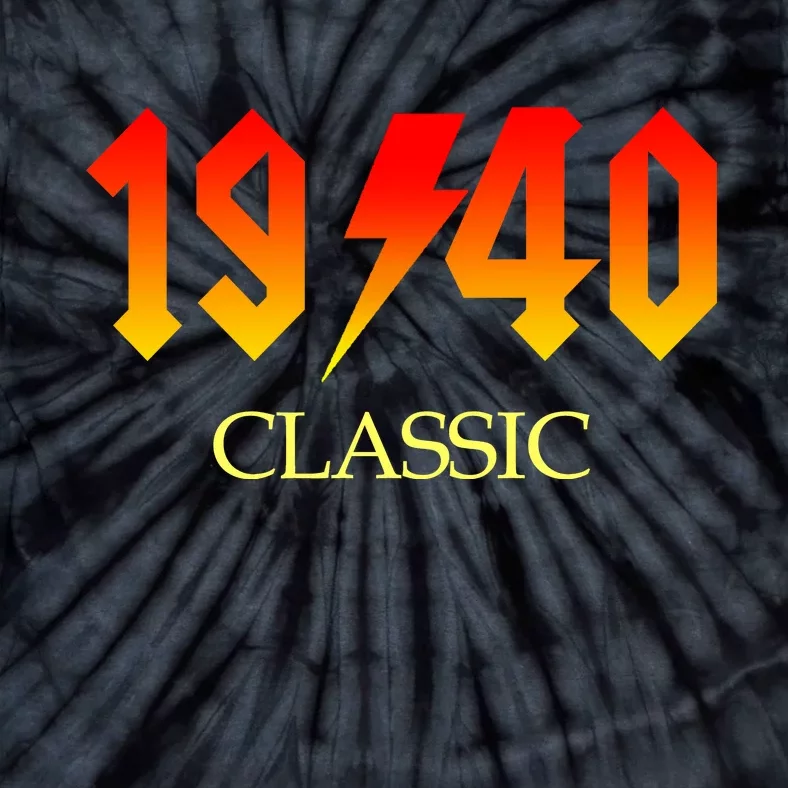 1940 Classic Rock 80th Birthday Tie-Dye T-Shirt