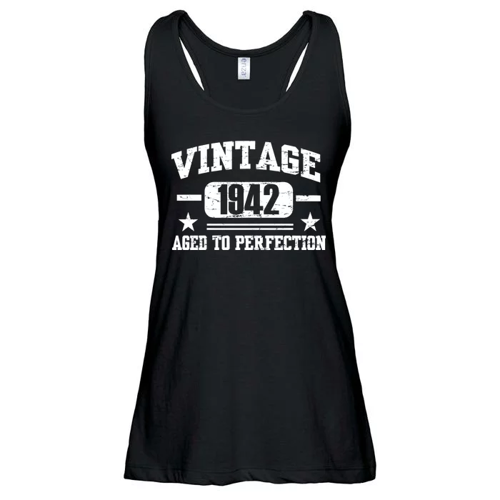 1942 Vintage Aged To Perfection Birthday Gift Ladies Essential Flowy Tank